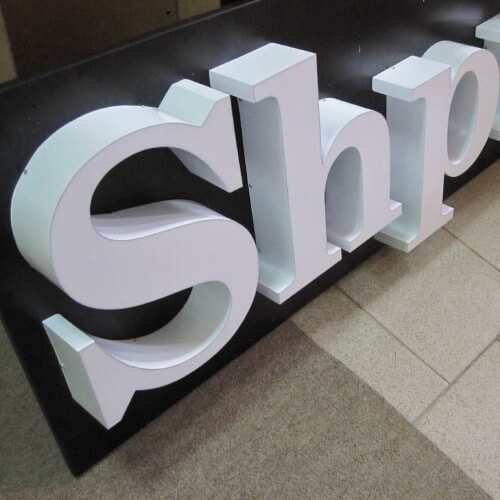 Изготовление объемных букв