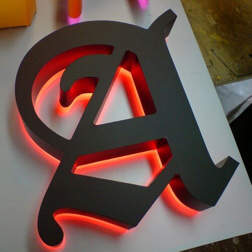 Изготовление объемных букв в Курске